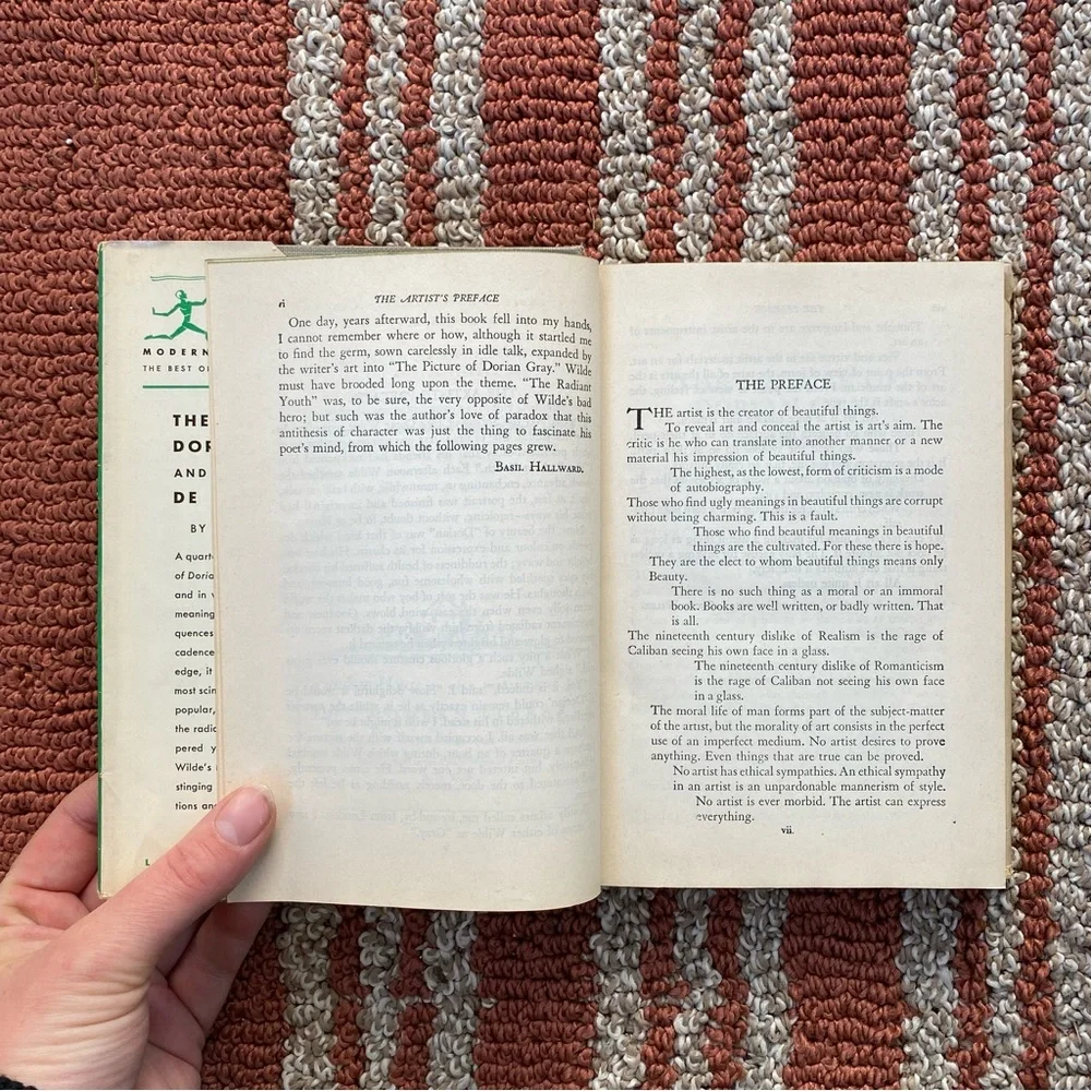 Rare 1954 Edition: The Picture of Dorian Gray & De Profundis by Oscar Wilde #125 - Picture 9 of 14